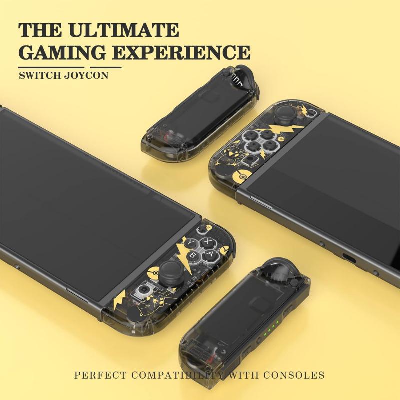 Wireless Gaming Controller for Nintendo Switch/lite/oled, DualVibration Function Replacement Parts, Wake-Up SwitchButton Design