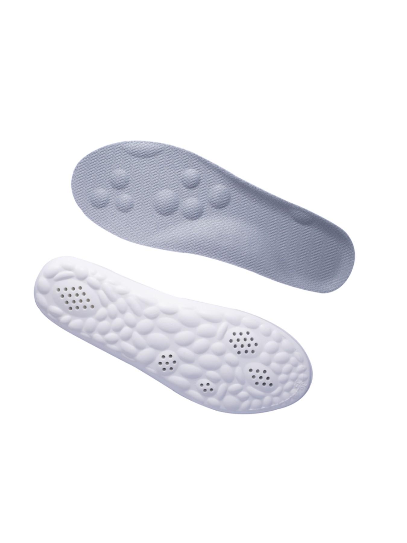 Unisex PU Material Insoles, Soft Bottom Anti-Fatigue Shock Absorption, Comfortable Casual Footwear for All Seasons