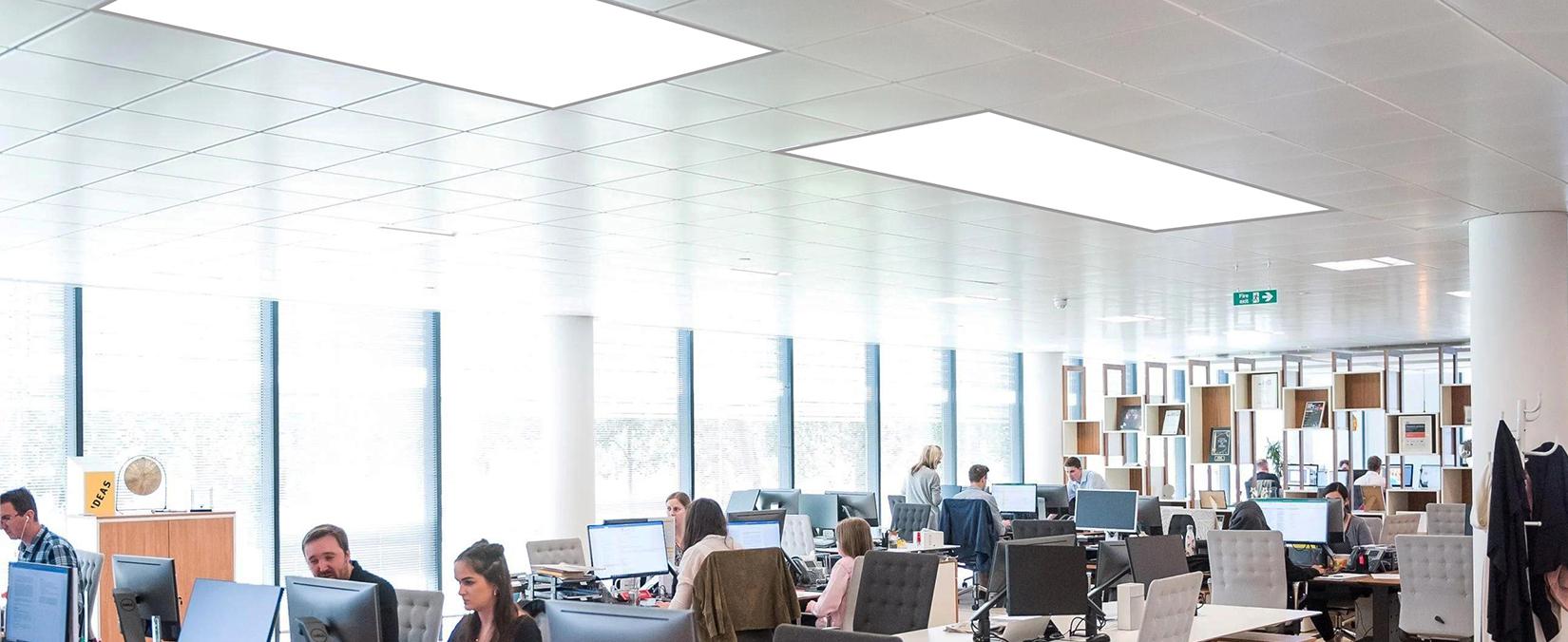 Comiled 6 Pack 2x4 LED Flat Panel Lights - 2x4 LED Drop Ceiling Light Fixture 5000K 4000K 3000K Selectable & 0-10v Dimmable, 50W, LED Light Fixture, 100-277Vac, Lay in Fixture for Office, Shop, Kitchen, ETL Listed