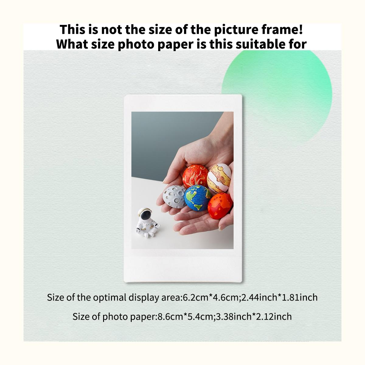 Magnetic Refrigerator Magnets Set, Plastic Magnetic Photo Frames, 3 Inch Decorative Stickers, Home Decoration Accessories, Sturdy Frame Design