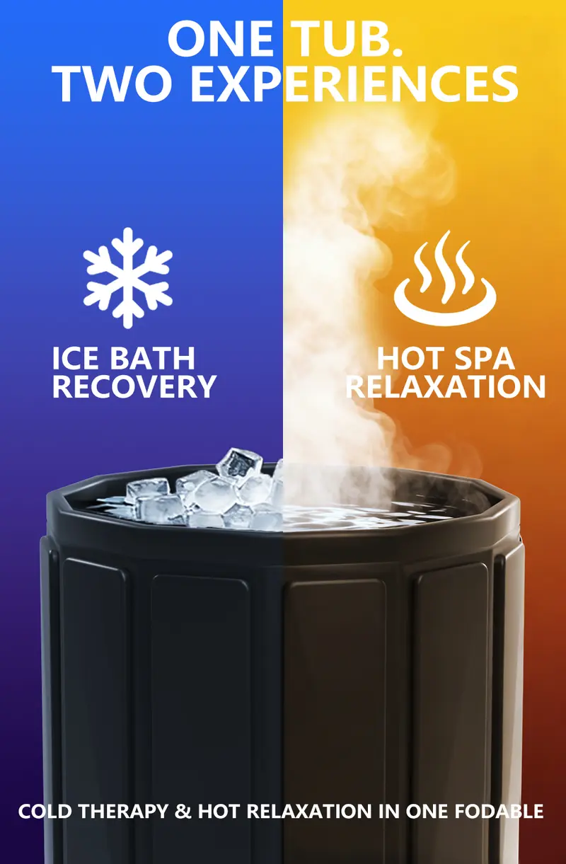 Portable Bathtub for Adults, Foldable Soaking Bathtub for Hot SPA & Ice Bath, Foldable Small Bathtub for Bathing, 6-Layer Insulated Portable Tub, Space-Saving(25.6" × 41.3")#SummerVibes Portable Bathtub for Adults, Foldable Soaking Bathtub for Hot SPA & Ice Bath, Foldable Small Bathtub for Bathing, 6-Layer Insulated Portable Tub, Space-Saving(25.6" × 41.3")#SummerVibes