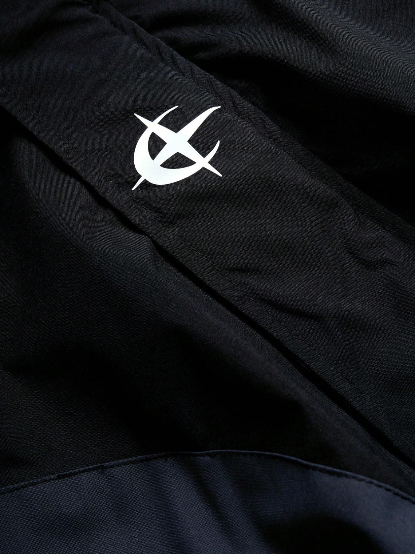 Men's Baseball Jacket High Street Patchwork Print Windproof Coat, Fashion College Style Long Sleeve Outerwear for All Seasons