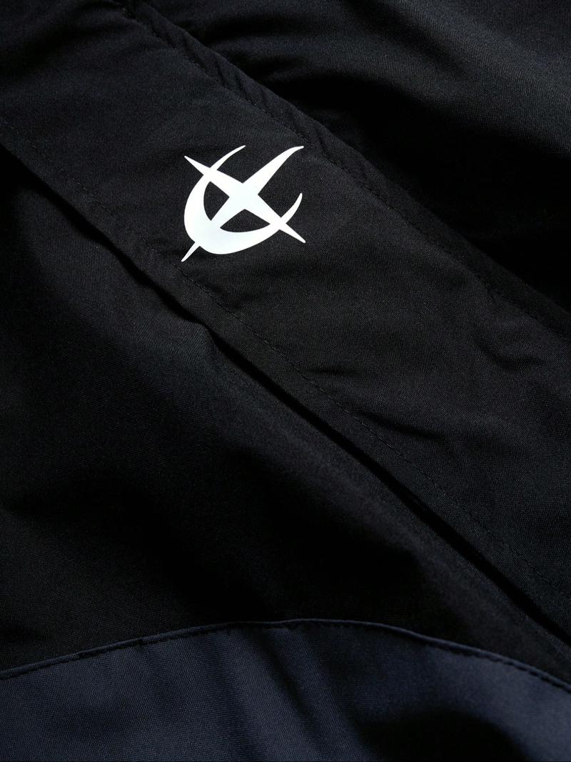 Men's Baseball Jacket High Street Patchwork Print Windproof Coat, Fashion College Style Long Sleeve Outerwear for All Seasons