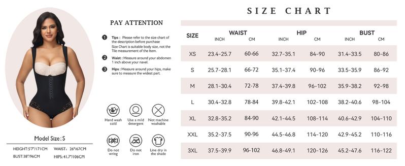 JOSHINE SHAPER Shapewear Bodysuit for Women Tummy Control Fajas Waist Trainer Girdles Butt Lifter Thong Open Bust Body Shaperwear