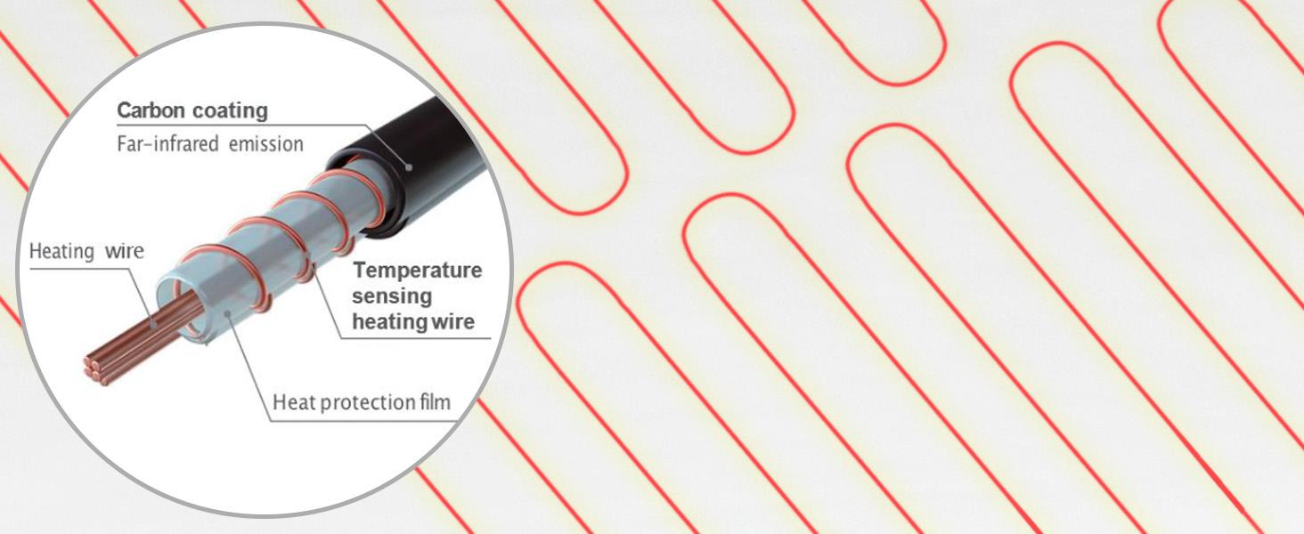 DailyLife Heated Mattress Pad, Electric Bed Warmer - 10 Heating Setting Dual Control with Timer for 9 Hours Auto Off, Machine Washable, Warming Mat, Gifts for Women, Mom, Mother’s Day, FathersDayGift