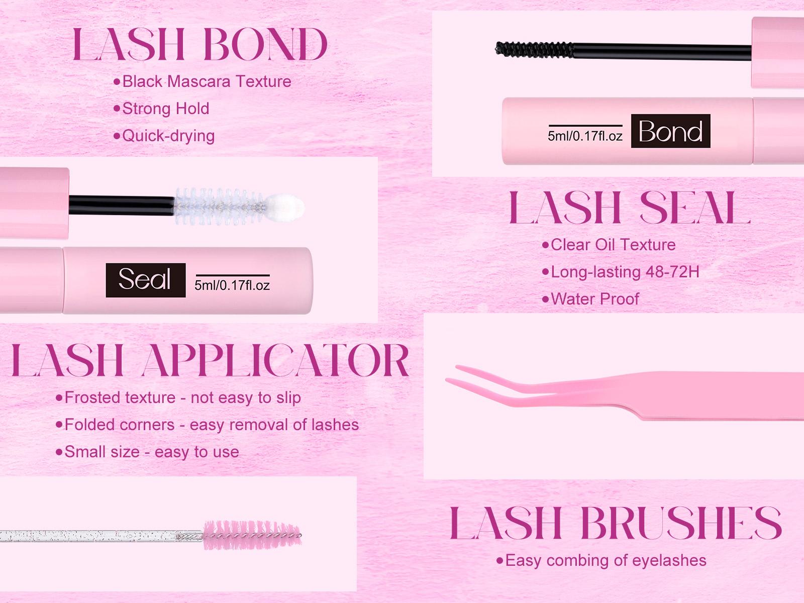 zanlufly Natural Lash CLusters C Curly Wispy Eyelash CLusters Short Anime Lash Extension Kit Makeup 9 10 11MM Manga Eyelashes Cosmetic Lash Bond and Seal Lash Applicator Lash Brush  TikTokShopBlackFriday