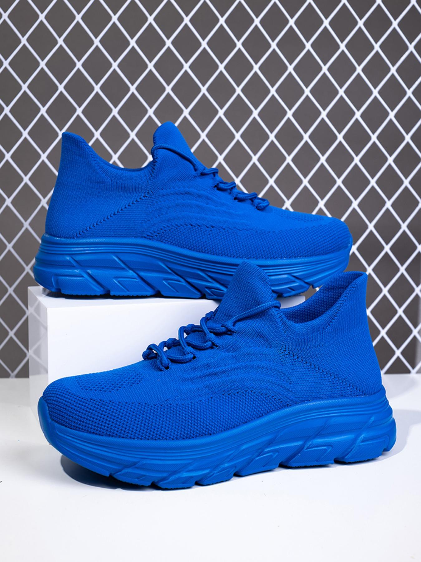 Women's Solid Color Mesh Breathable Lightweight Fashionable Running Shoes, Casual Comfortable Sports Shoes, All-match Round Toe Shoes for Daily Wear