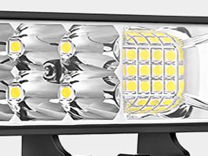 Nilight Side Shooter LED Light Bar/Pods 2PCS 6.5 Inch 60W Flood Spot Beam Combo Fog/Driving Light w/ 16AWG 5Pin Rocker Switch Wiring Harness Kit for Truck ATV UTV Boat