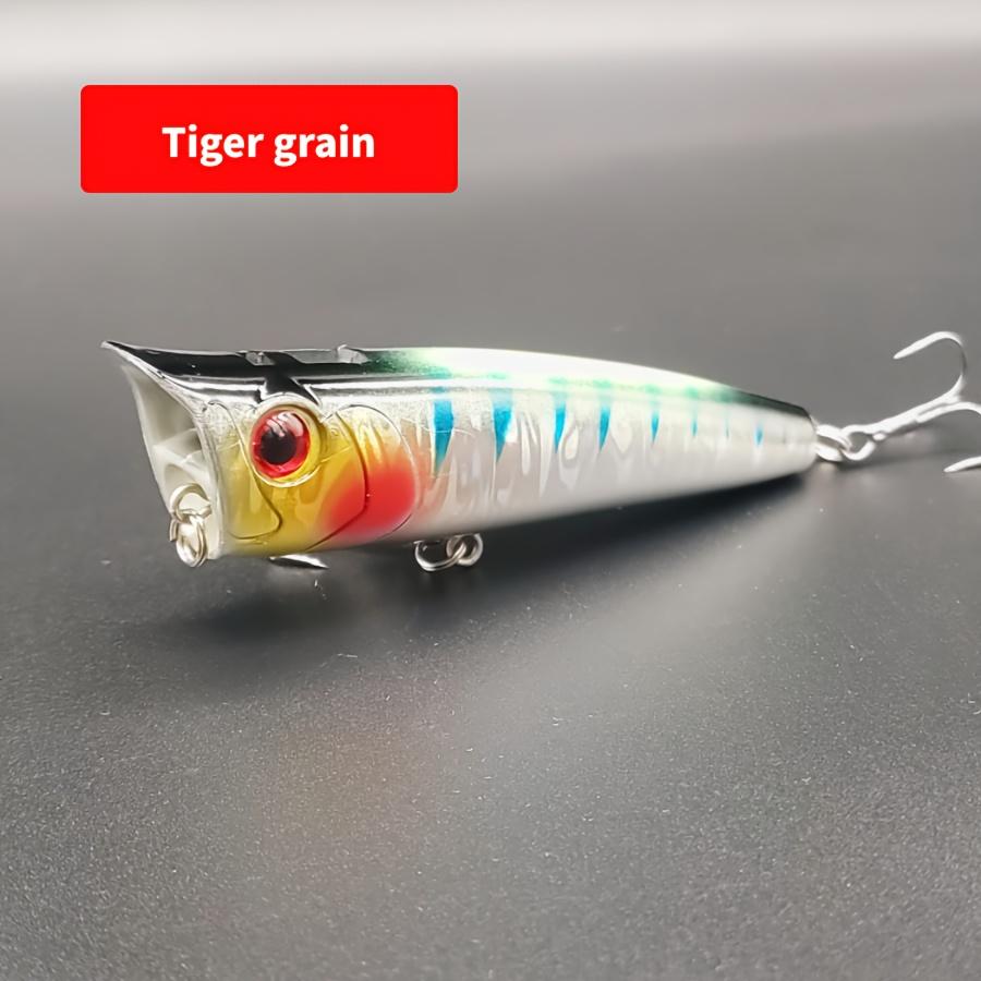 1pc Water Spray Wave Crawling Bait Surface Long Throw Floating Water Wave Bait Night Light Noise Hooked Mouth Bass Fake Bait