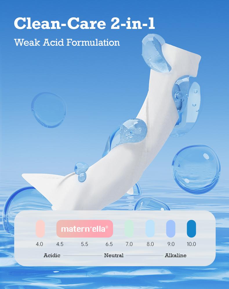 Matern’ella Hanging fragrance free Wet Wipes with Probiotics, XL Size Adult Wipes Made of Plant - Based Fibers,Alcohol-Free,Butt Wipes, 240/640 Wipes in Total Wet Wipes with Sustainable Hygiene Soft Mild Formula Suitable for Travel toilet paper Matern’ella Hanging fragrance free Wet Wipes with Probiotics, XL Size Adult Wipes Made of Plant - Based Fibers,Alcohol-Free,Butt Wipes, 240/640 Wipes in Total Wet Wipes with Sustainable Hygiene Soft Mild Formula Suitable for Travel toilet paper