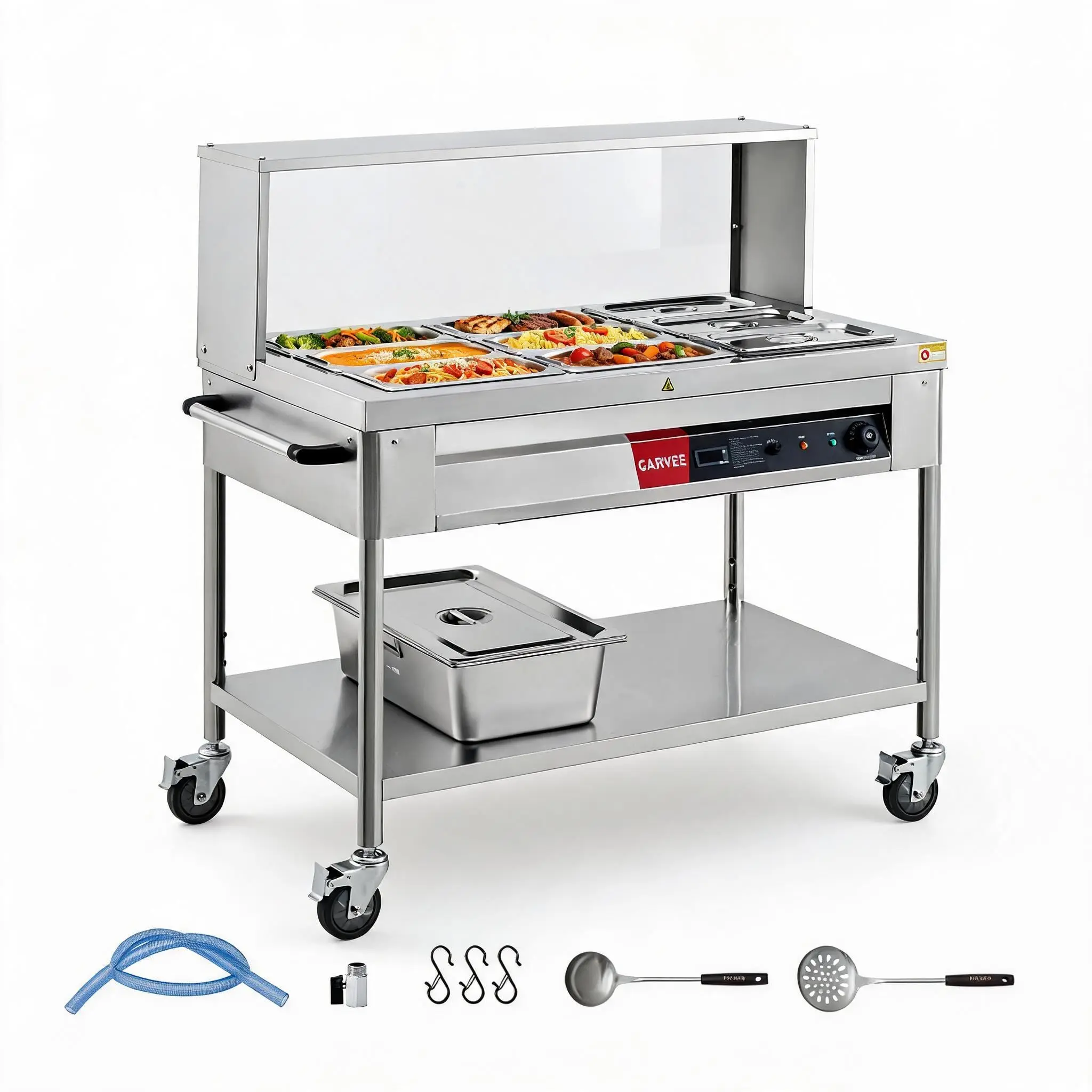 Garvee Stainless Steel Food Heating Station
