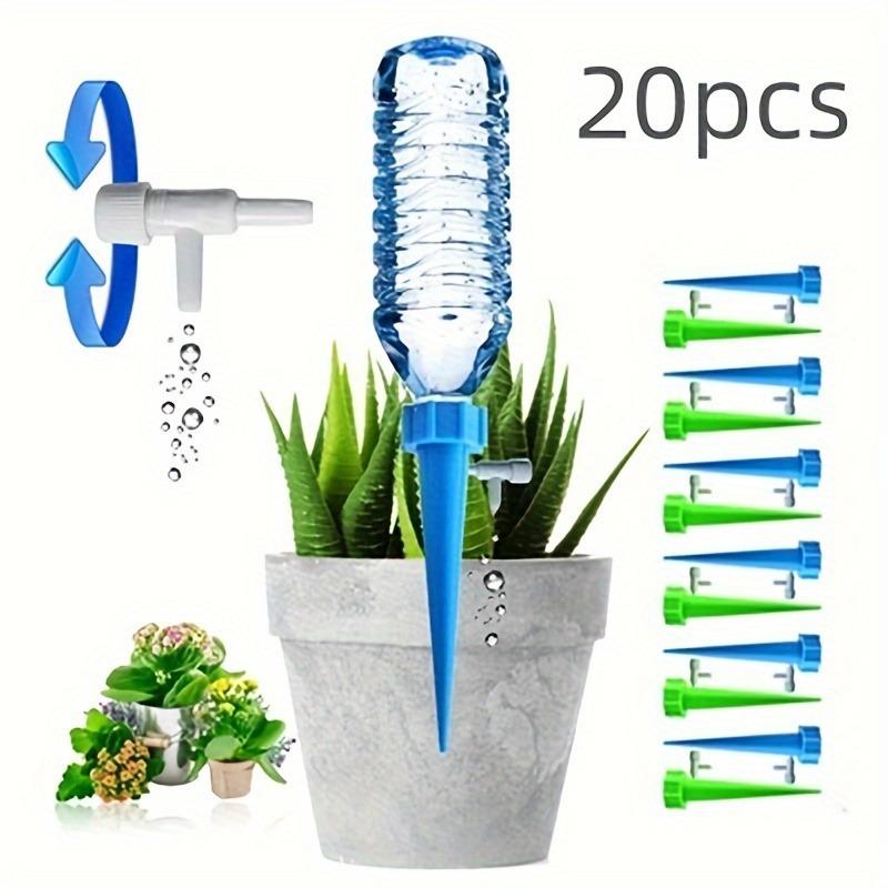 Automatic Flower Watering System - Precise Drip Irrigation for Potted Plants, Adjustable Valves for Succulents & Flowers, Weather-Resistant Garden Tools, Indoor & Outdoor Watering Solution, Automatic Watering Devices