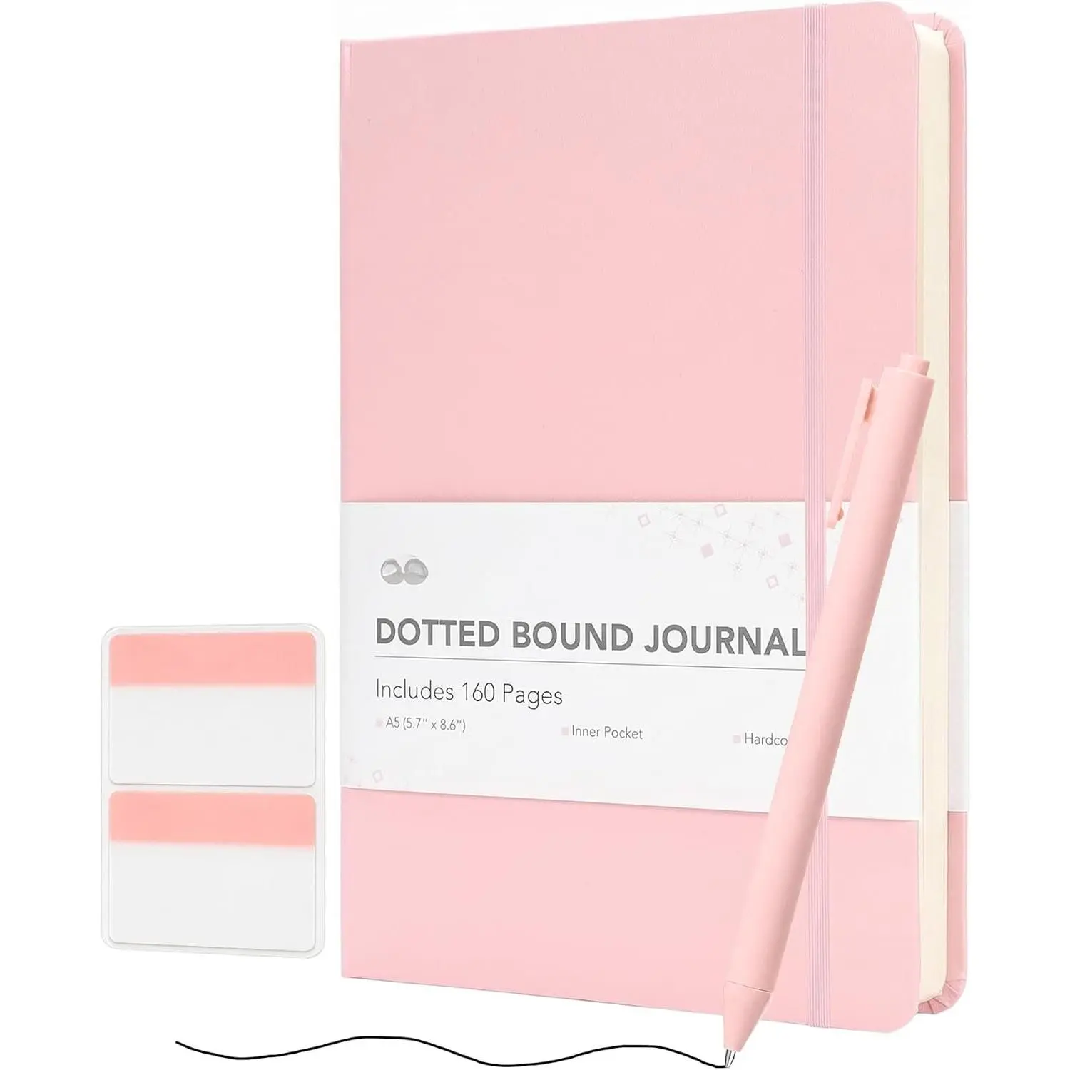 - Dotted Journal Notebook, A5(5.7" x 8.4"), 160 Pages