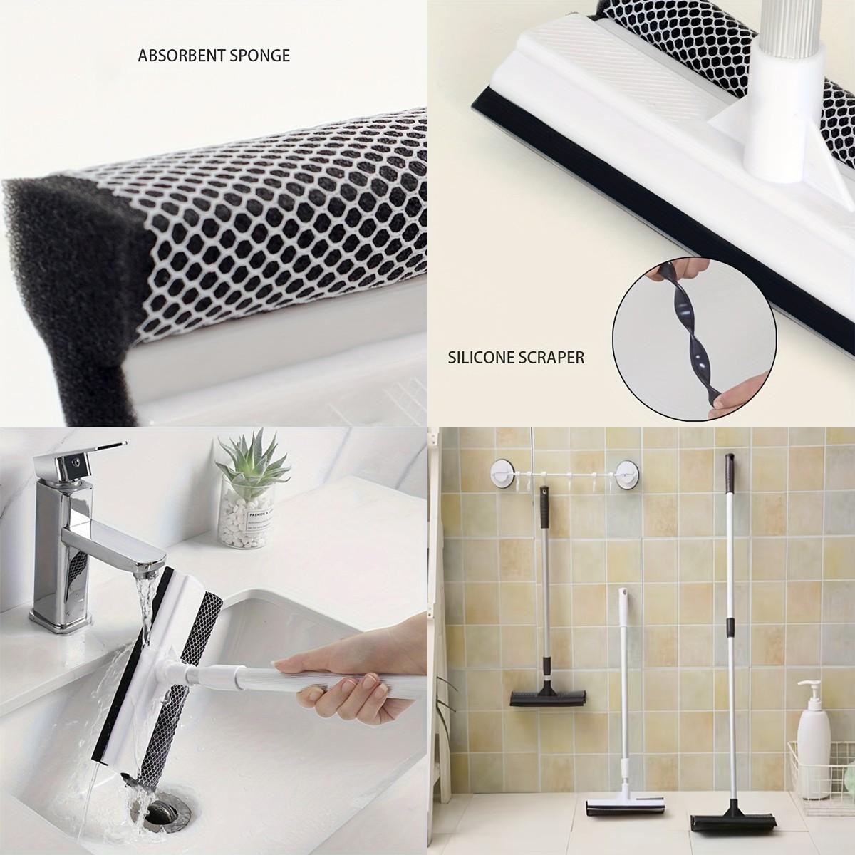 Adjustable Extendable Dual-Sided Window Brush, Efficient Glass & Frame Cleaner Tool, Multifunctional Window Cleaning Brush