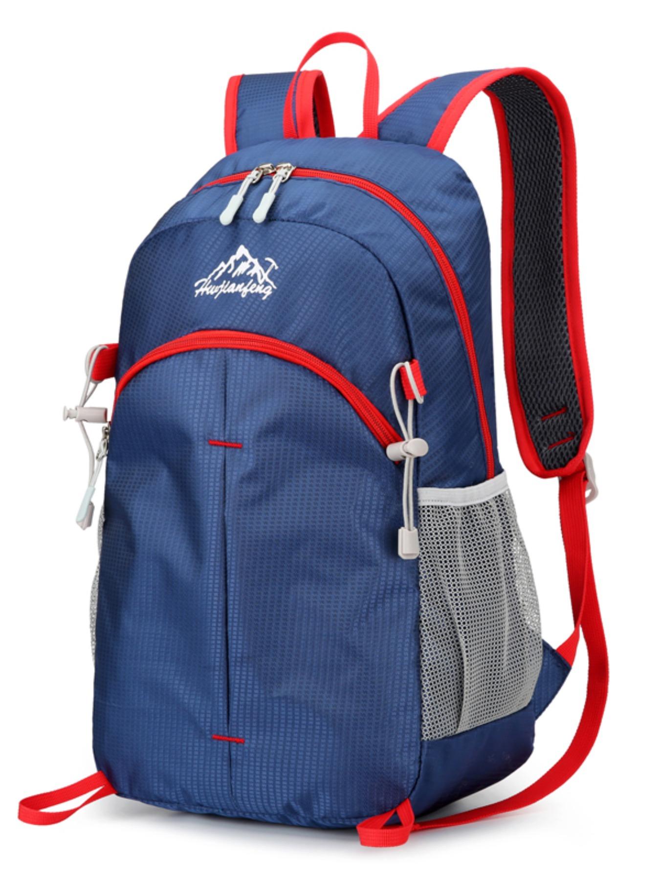 Outdoor Lightweight Foldable Backpack, Unisex Waterproof Durable Hiking Shoulder Bag, Portable Travel Camping Daily Use Bag