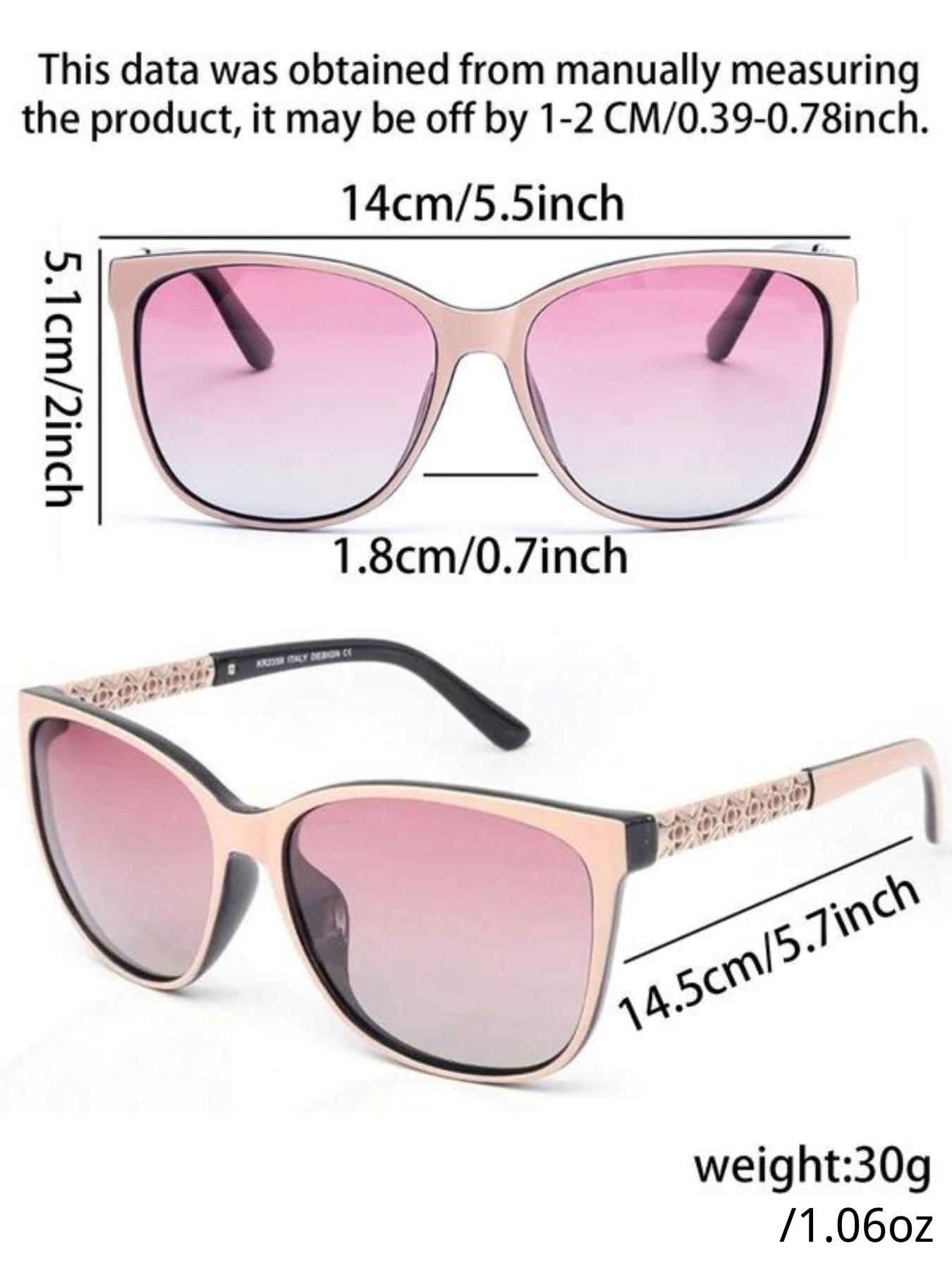 Women's Ombre Tinted Lens Eyeglasses, Trendy Casual Eyewear for Everyday Use, Fashion Accessories for Outdoor Activities