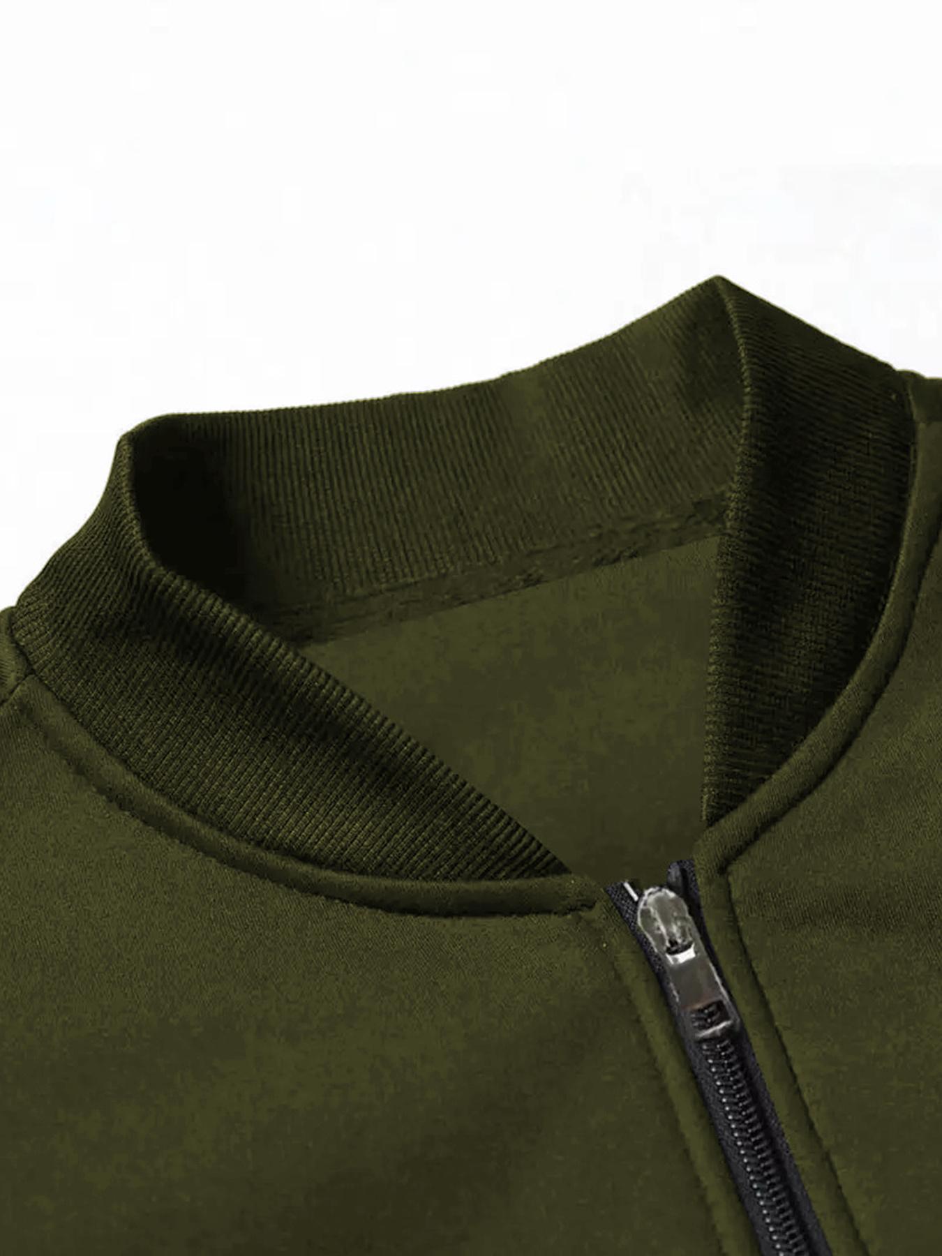 Men's Germany Flag Pattern Jacket, Zipper Baseball Coat, Collared Jacket, Polyester, Casual & Formal Wear, Durable Fabric, Comfort Fit