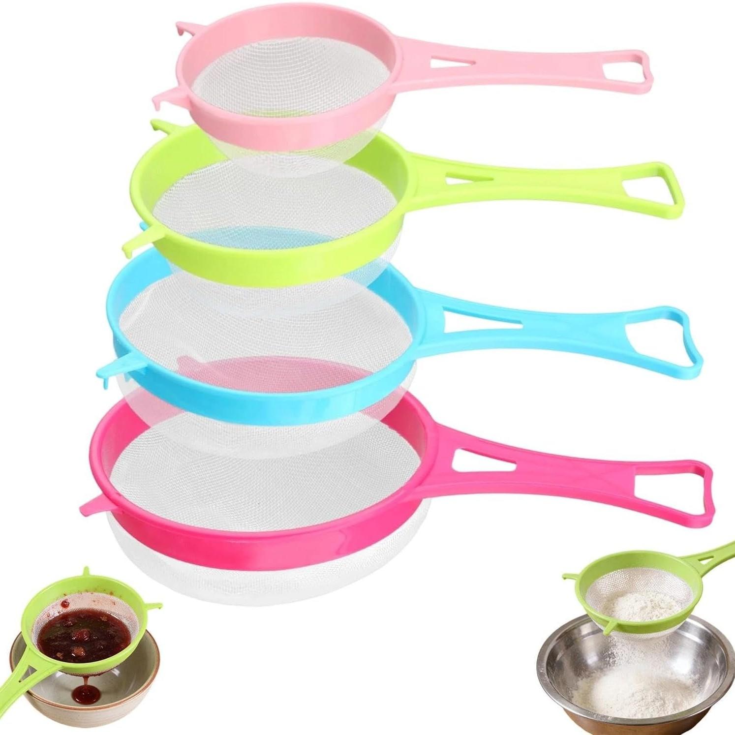 1 Set Fine Mesh Screen Set. Flour Sieve Filter Spoon with Handle. Sugar Sieve Fine Screen Tea Filter. Suitable for Powdered Sugar, Soybean Milk, Flour and Washed Rice. Necessary Baking Tools. Kitchen Filter Appliance. 1 Set Fine Mesh Screen Set. Flour Sieve Filter Spoon with Handle. Sugar Sieve Fine Screen Tea Filter. Suitable for Powdered Sugar, Soybean Milk, Flour and Washed Rice. Necessary Baking Tools. Kitchen Filter Appliance.