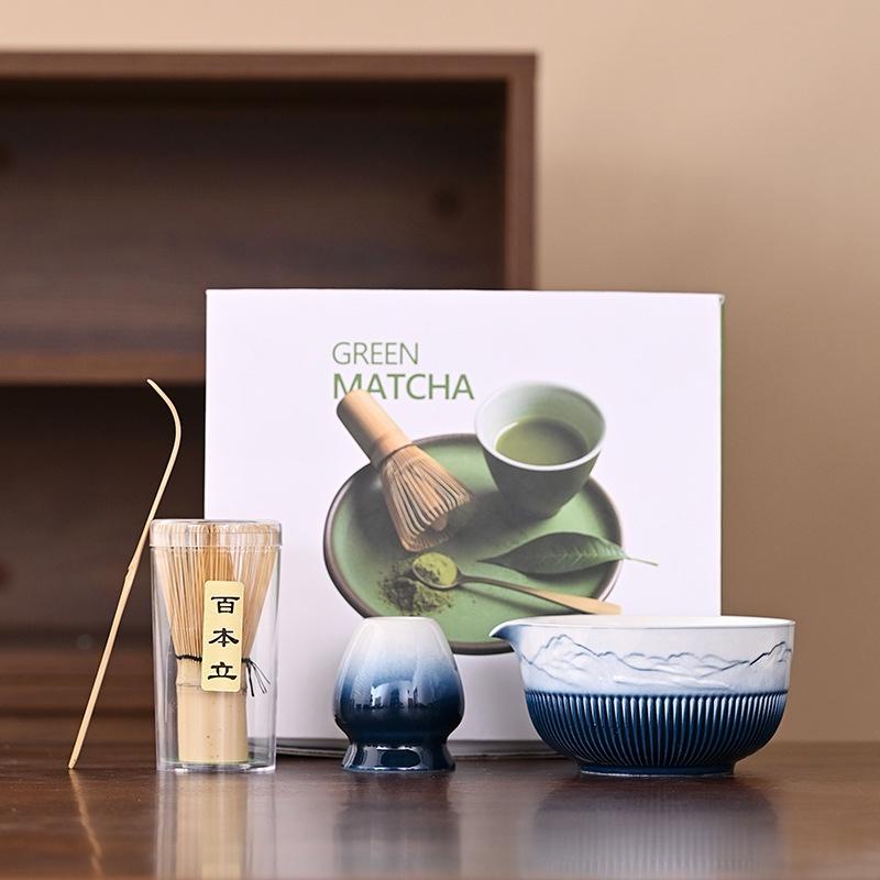Japanese Matcha Set, Chasen Tea Whisk Kit, Song Dynasty Pointing Tea Tools, Stirrer Tea Ceremony Accessories, Traditional Tea Making Equipment