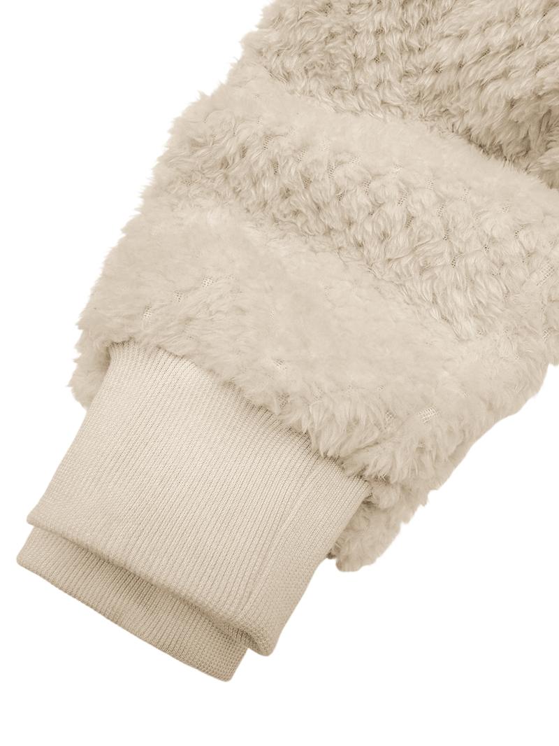 Women's Hooded Fleece Sweatshirt, Plush and Soft, Warm Casual Wear for Autumn and Winter, Comfortable and Stylish