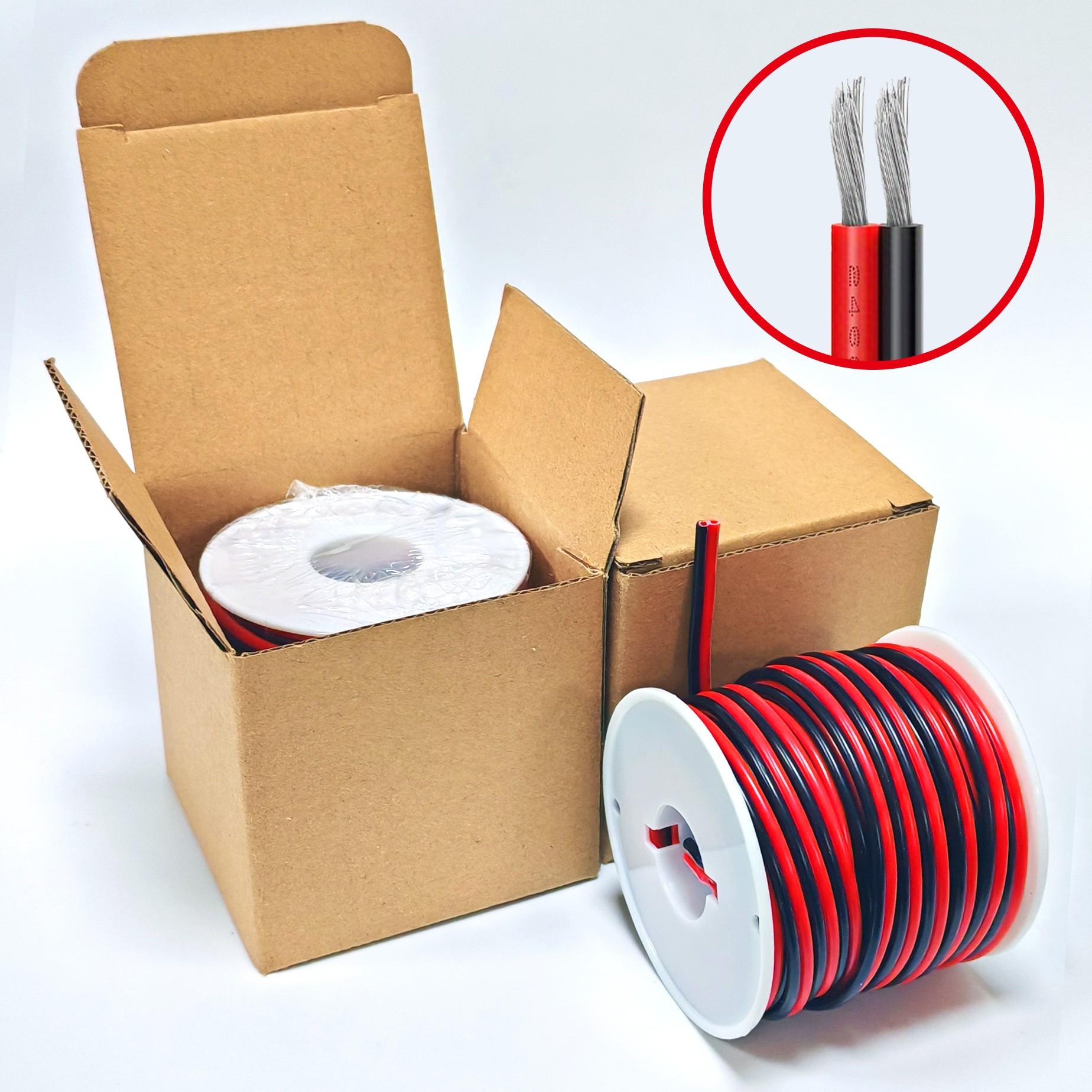 16-26 Awg PVC Wire Tinned Copper, Durable & Flexible, /, High Temp, 36v Low-Voltage, for LED, Home Theater, Automotive, Marine, RV, DIY