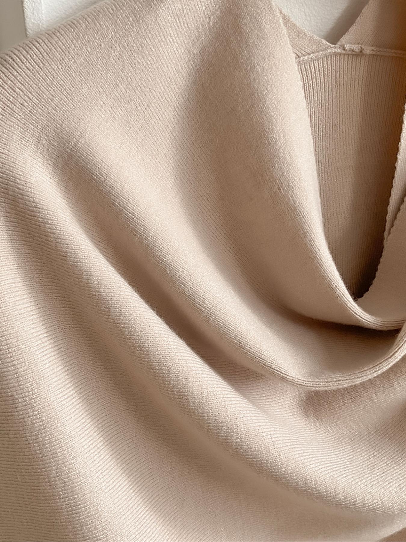 Elegant Women's Fashion Shawl, Simple Solid Color Cape for Daily Use, Perfect Birthday Gift, All Season Wearable Accessory, Trendy Solid Shawl