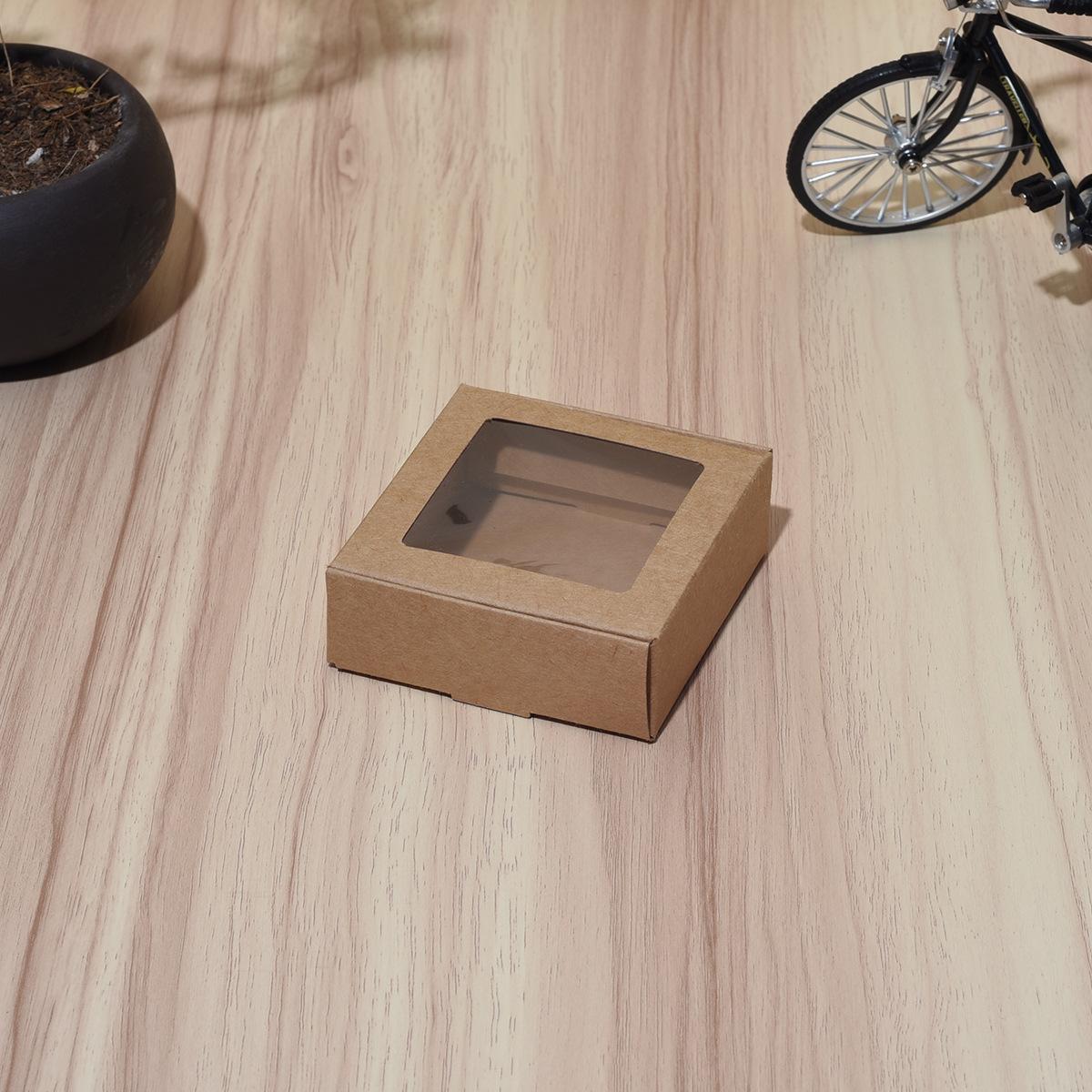 10pcs/20pcs/1pcs Kraft paper white card with window mini airplane box jewelry box candy box handmade soap box gift souvenir box,needoh,nutrition geeks,Birthday Gift Box, Boxes For Gifts