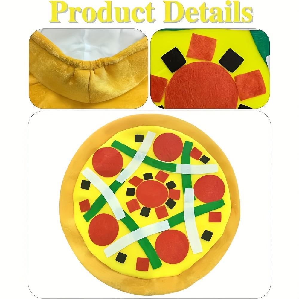 New Pizza Hat for Fun Games, Parties, Stage Events, New Year's Gift Decoration, Christmas, Halloween, Thanksgiving, Easter, Costume/Halloween, For Adult Use Only
