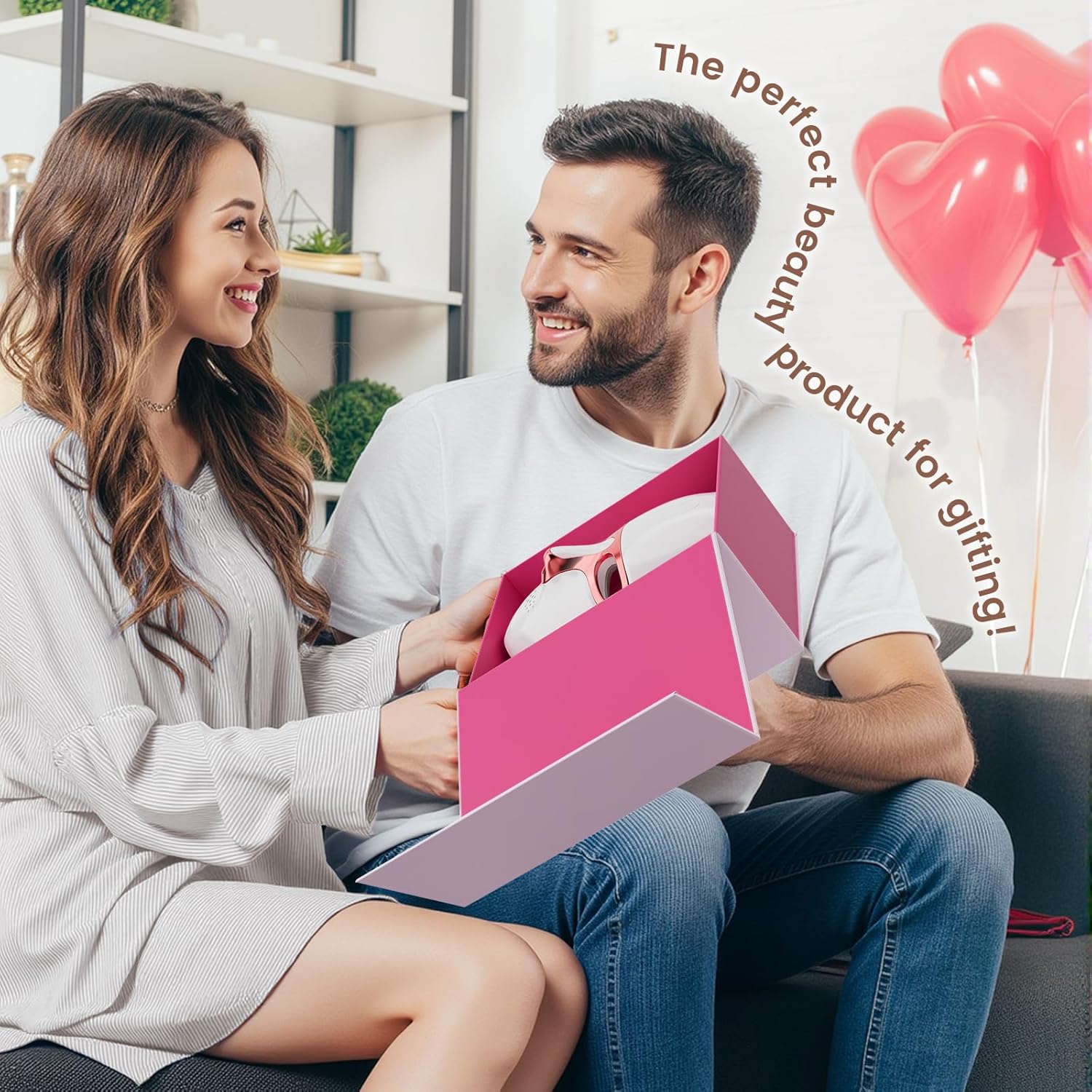 Cordless 7 Color LED Facial Neck Mask, Rechargeable Portable LED Light Mask, Ergonomic Portable Skincare Tool for Home Travel Yoga, LED Face Mask for Personal Skincare, Ideal Gift for Women Men