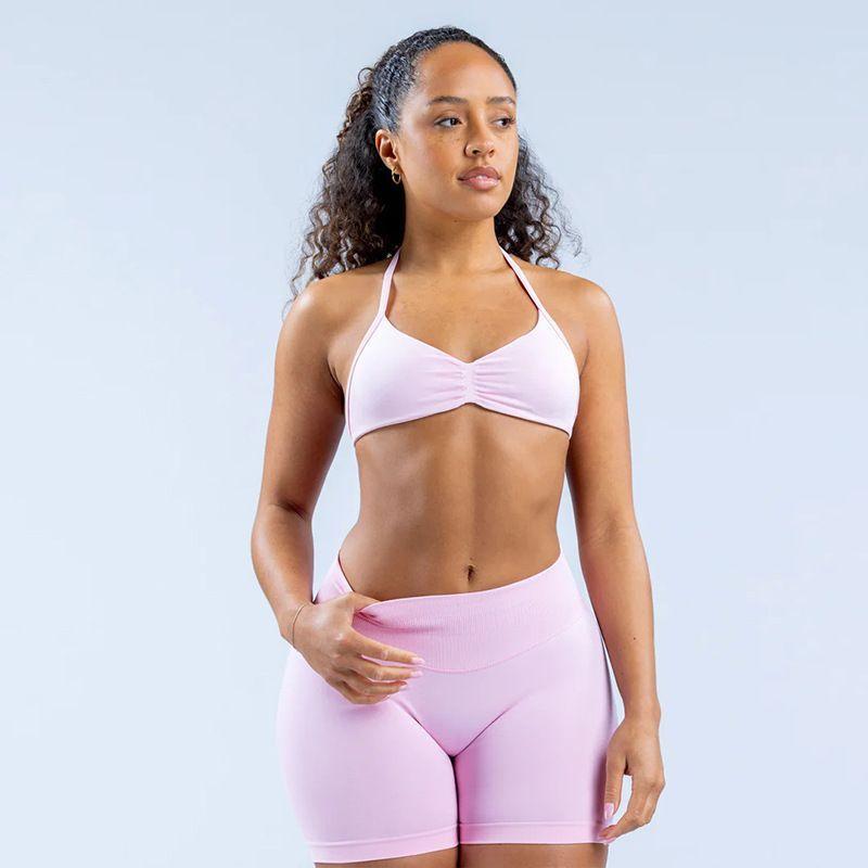 DFYNE Triangle Cup Seamless Bra + Shorts Set |   Quick-drying and breathable, suitable for fitness, yoga, and running |   One-piece design for unrestricted movement and light, free movement