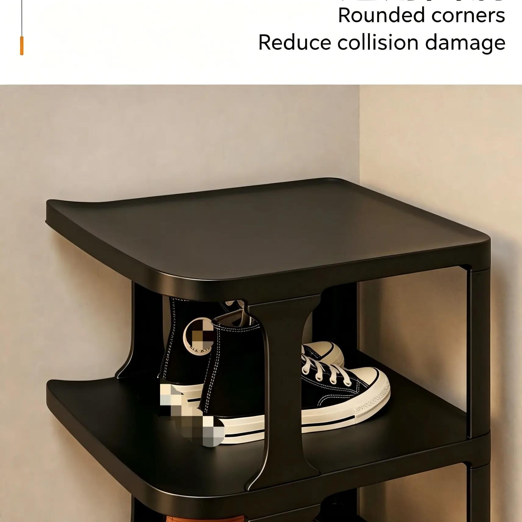 👟 Slim Tall Multifunctional Shoe Rack Shoe Holder for Entryway for Tight Spaces｜9-Tier Stackable Entryway Shoe Storage Organizer for Closet, Corner, Front Door