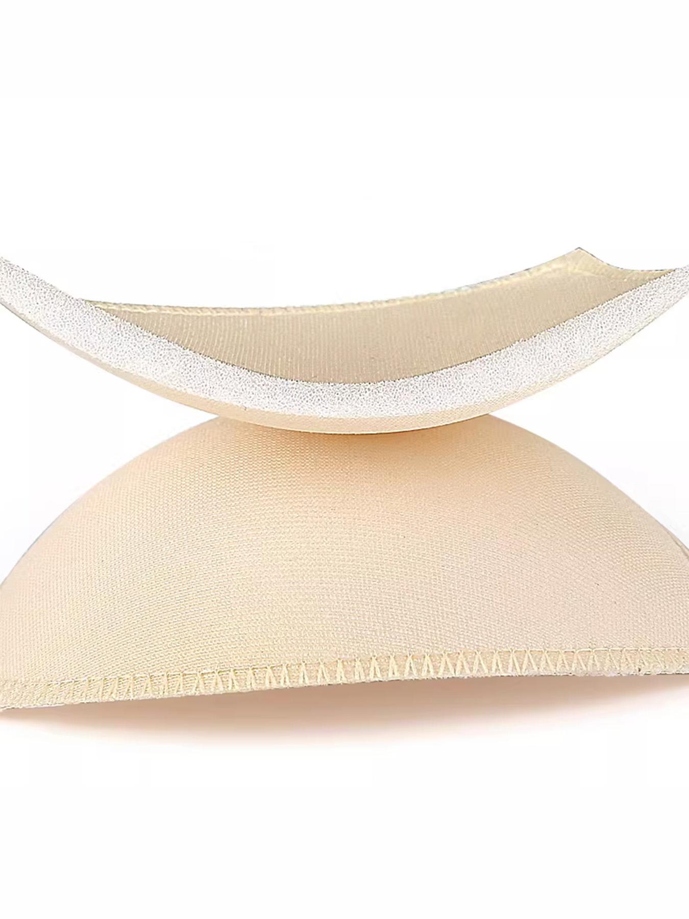 8 pieces of women's triangular underwire pads, insertable padding, featuring a seamless sponge pad for sports use and a multi-functional bra, soft and comfortable underwear padding accessories.