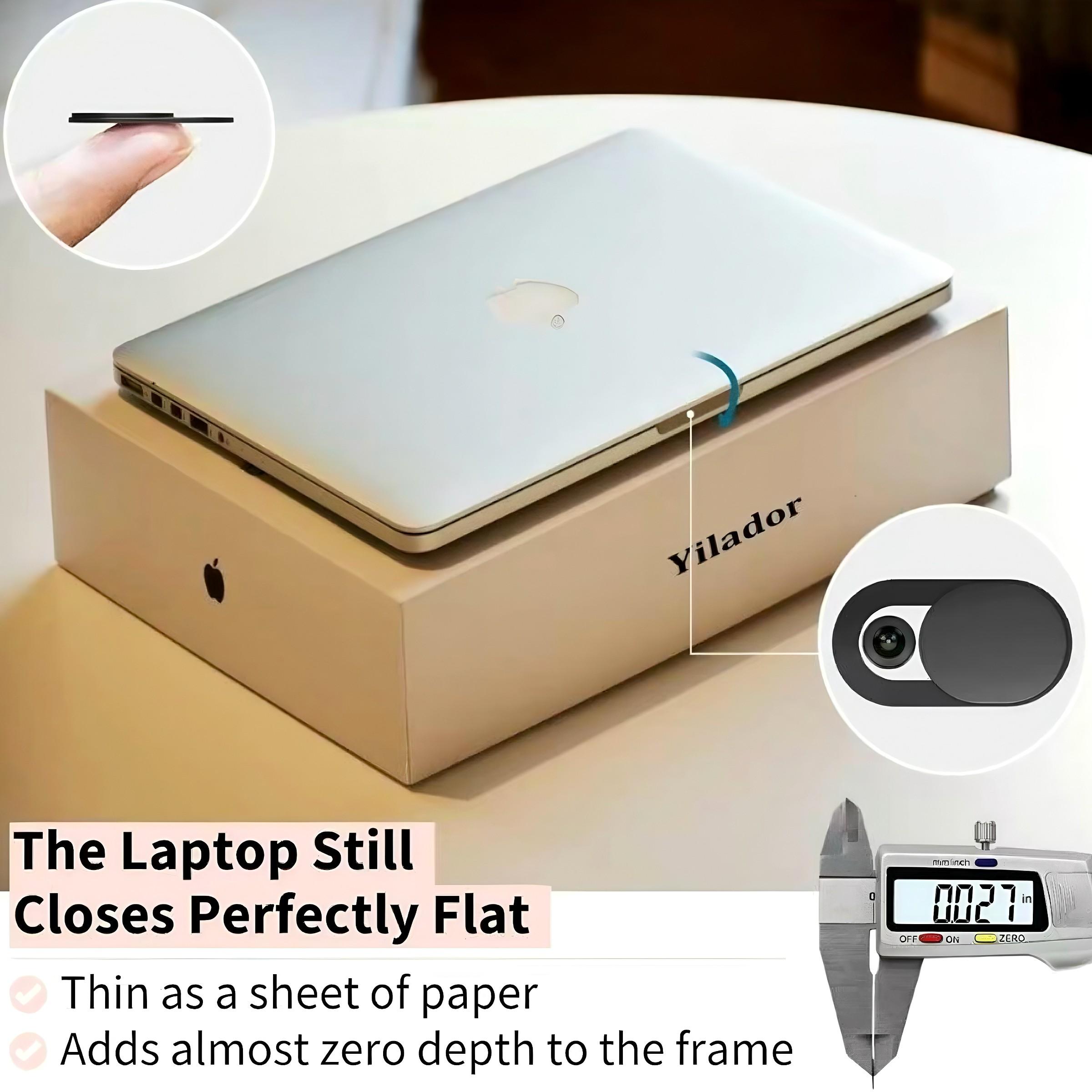 Camera cover, front camera cover, shutter slider, adhesive laptop camera cover and phone lens protection sticker, anti peeping, privacy screen protector, suitable for smartphones, laptops, and PCs, technical accessories, Tech Gadgets
