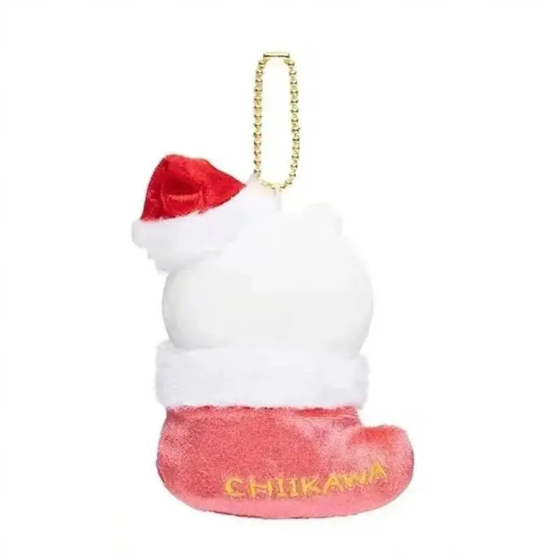 The New Cartoon Self-deprecating Bear Small Eight Gigi Christmas Stocking Series Cute Plush Toy Pendant Bag Hanging Ornaments