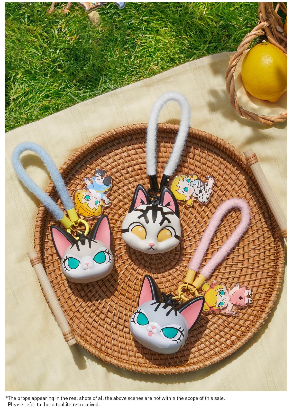 POP MART Baby Molly & Baby Tabby Series-Pinch Pendant Blind Box,Surprise Gift
