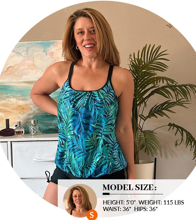 Yonique Womens Blouson Tankini Swimsuits Two Piece Strappy Bathing Suit Tops with Shorts Criss Cross Swimwear Yonique Womens Blouson Tankini Swimsuits Two Piece Strappy Bathing Suit Tops with Shorts Criss Cross Swimwear