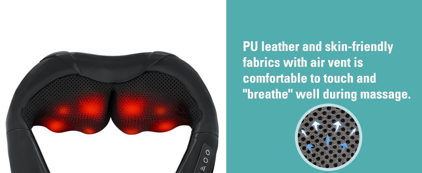 Electric Shiatsu Massage Pillow for Neck, Back, Shoulder, Leg & Foot - Relieve Muscle Pain, Perfect Gift for Men, Women & Family - Valentine's Day Present Electric Shiatsu Massage Pillow for Neck, Back, Shoulder, Leg & Foot - Relieve Muscle Pain, Perfect Gift for Men, Women & Family - Valentine's Day Present