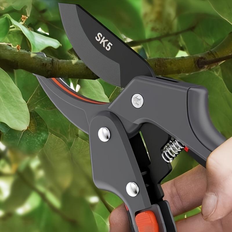 AOYADA Heavy Duty Pruning Shears -Powerful Garden Shears with Ergonomic Design for Effortless Pruning - Hand Tool for Landscaping, Flower Beds & Fruits Pruning Shears for Gardening Heavy Duty - Increases Cutting Power 3x - Anvil Garden Clippers