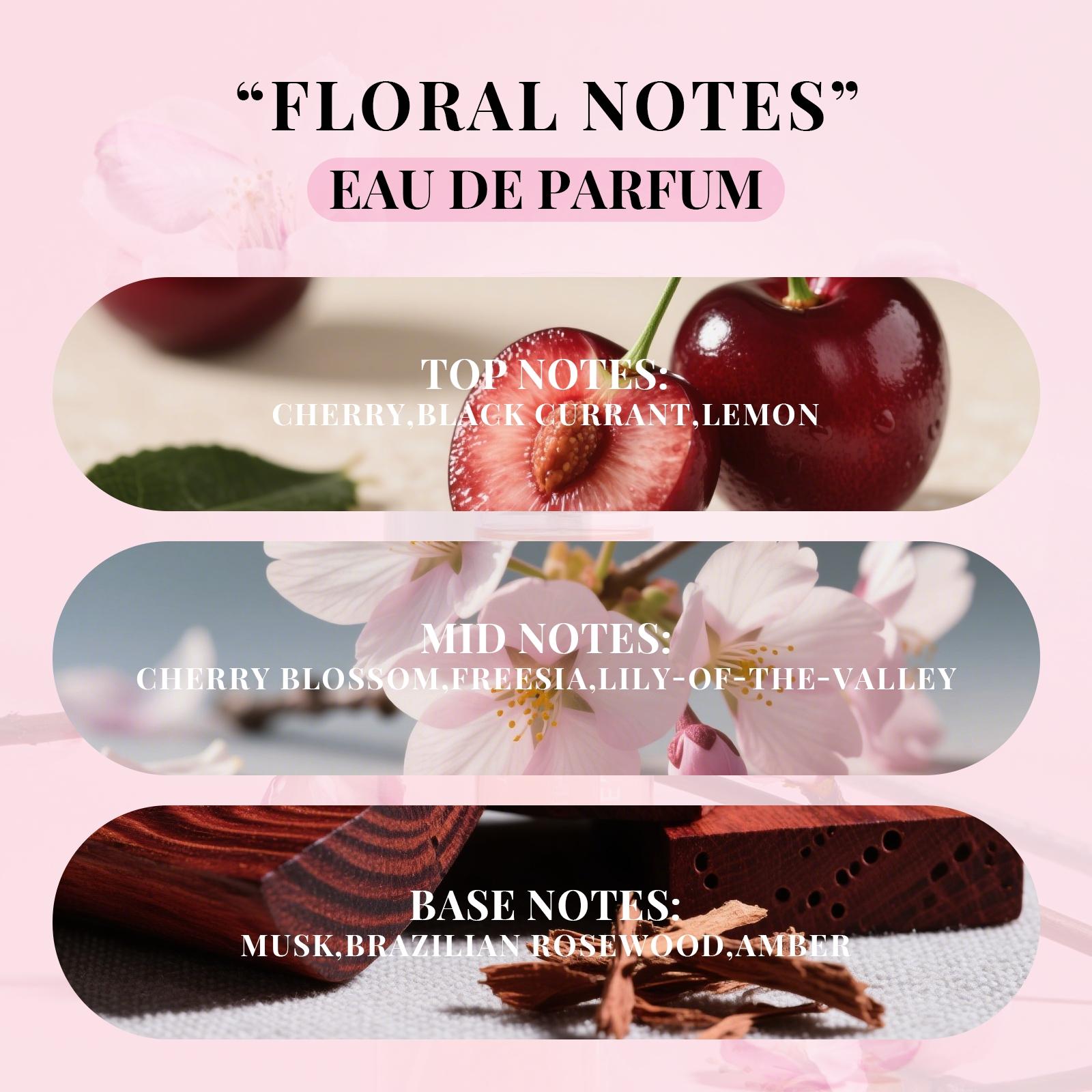 Pure Precision 10ML Portable Perfume, Floral Scents Perfume, Romantic Floral Scent, Non-Toxic Liquid, Single Item Pack, Charm Follows You, Floral Eau Perfume