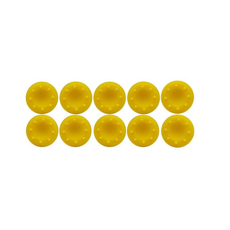 10PCS, 8-point button cap, silicone protective cap, suitable for PS4/PS5/XBOXONE/Xbox series X/S/XBOX360/PRO controller, surface bump non-slip design, dustproof and durable, rocker protection game accessories Cover Gaming Accessories