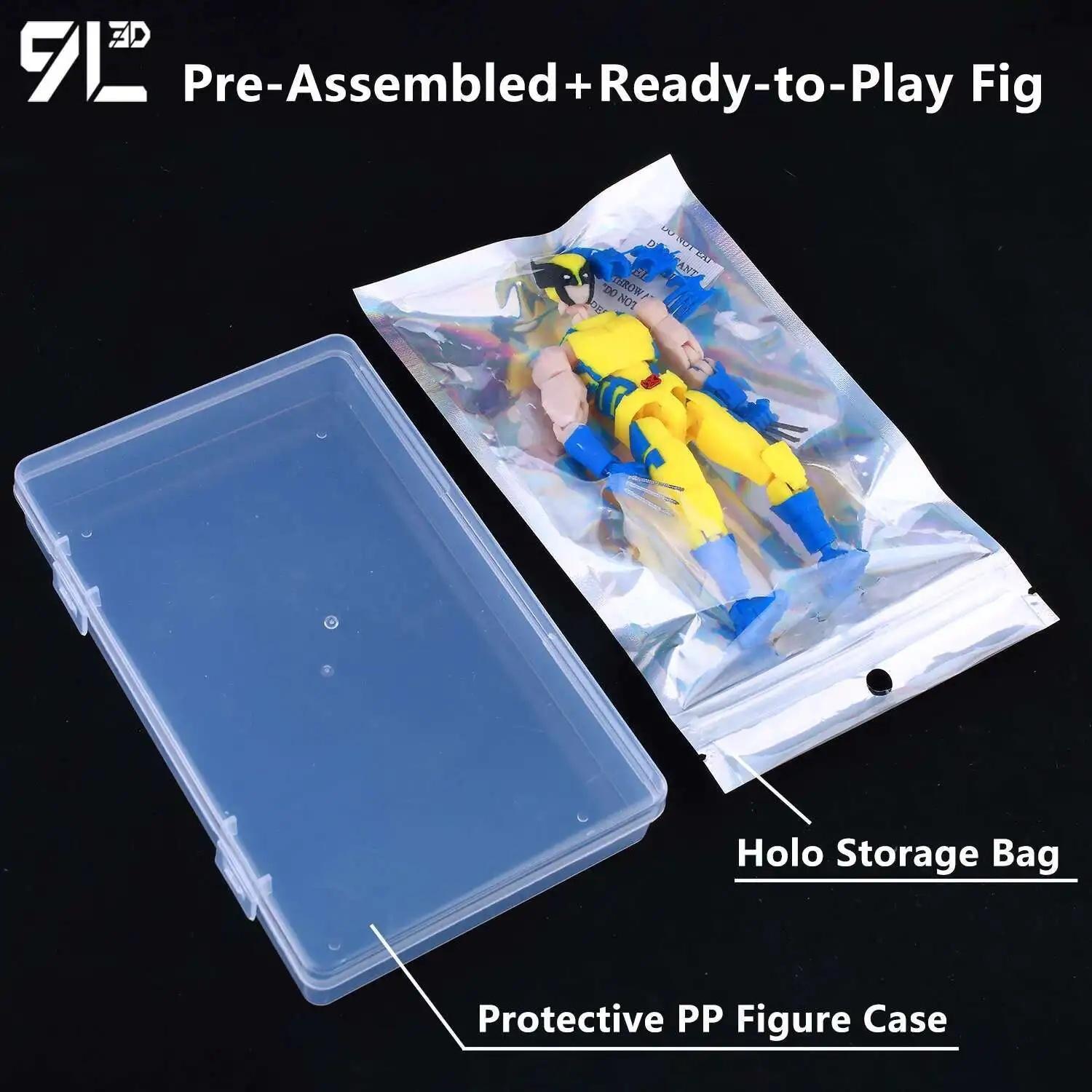 9L3D Printed Lucky Dummy 13 One-Punch Man 3D Action Figure, Multi-Jointed Poseable Anime Model, Collectible Gift for Fans