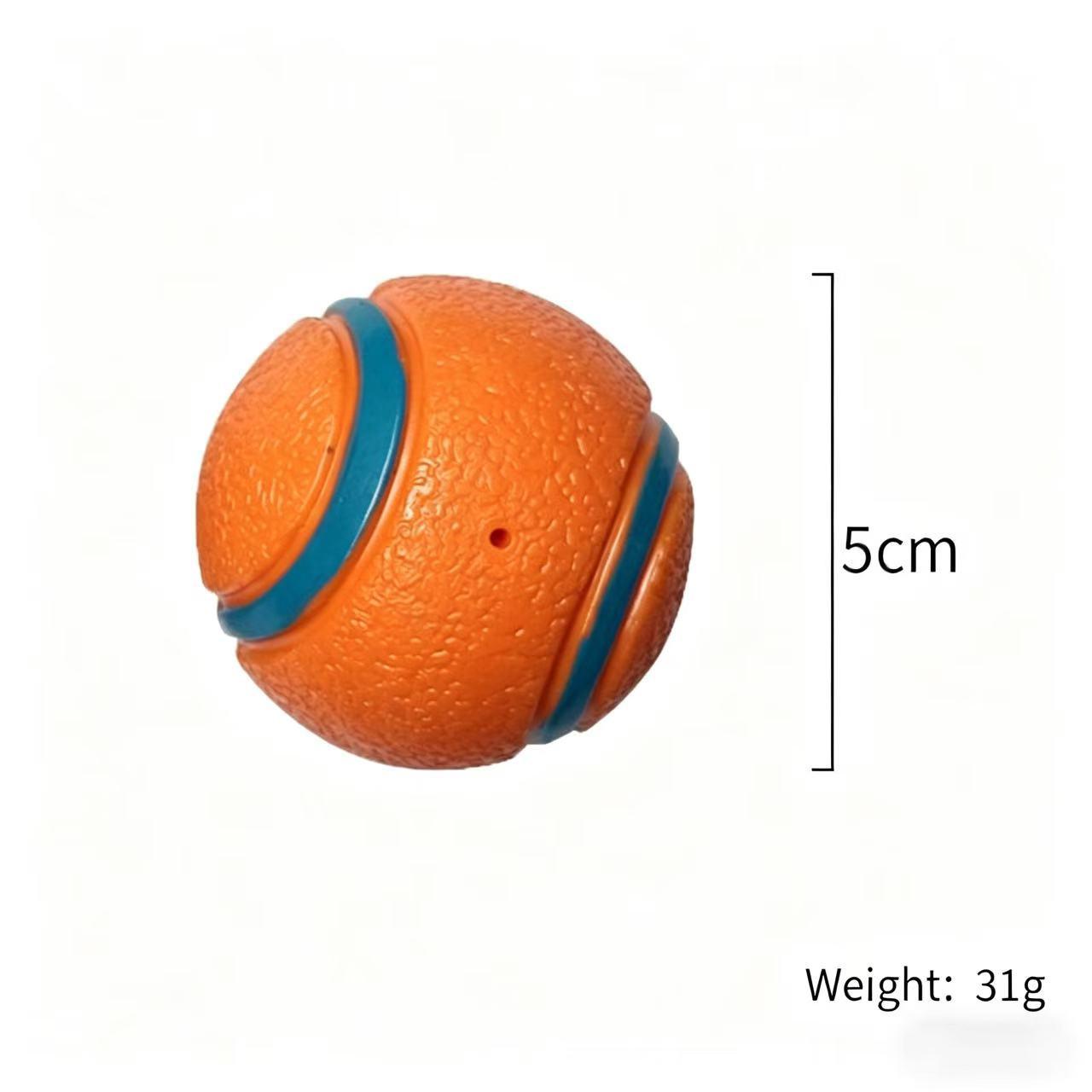 Dog toy: thickened sound-making elastic ball for self-entertainment, boredom relief, durable chewable tennis ball, teeth grinding, dog training, interactive pet supplies