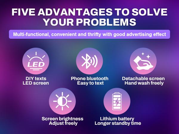 Customizable LED Hat Baseball Cap with Bluetooth – Display Your Message in Full Color! 16×32 Bright Perfect for Parties, Events, and Gifts App App Controlled Multifunctional