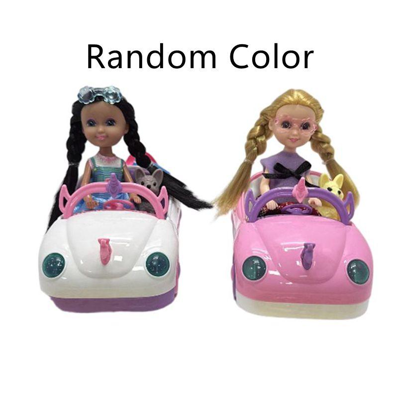 Cute Mini Car Model Doll Accessory, 5.5 Inch Baby Doll, Unisex Toy, No Battery Required, Perfect for Collectors and Kids