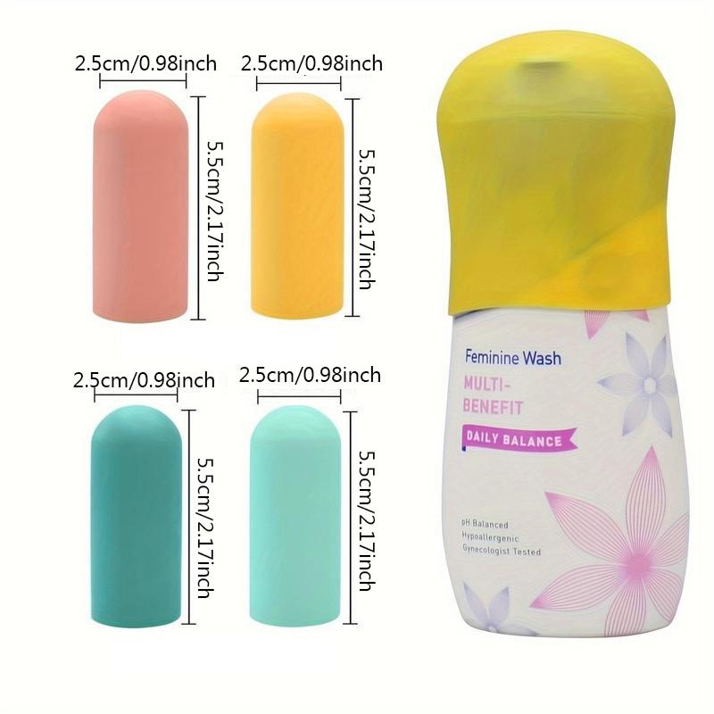 ✈️ Zero Spill Panic | 4-Pack Silicone Travel Bottle Covers | Luggage Leak Proof Toiletry Sleeves