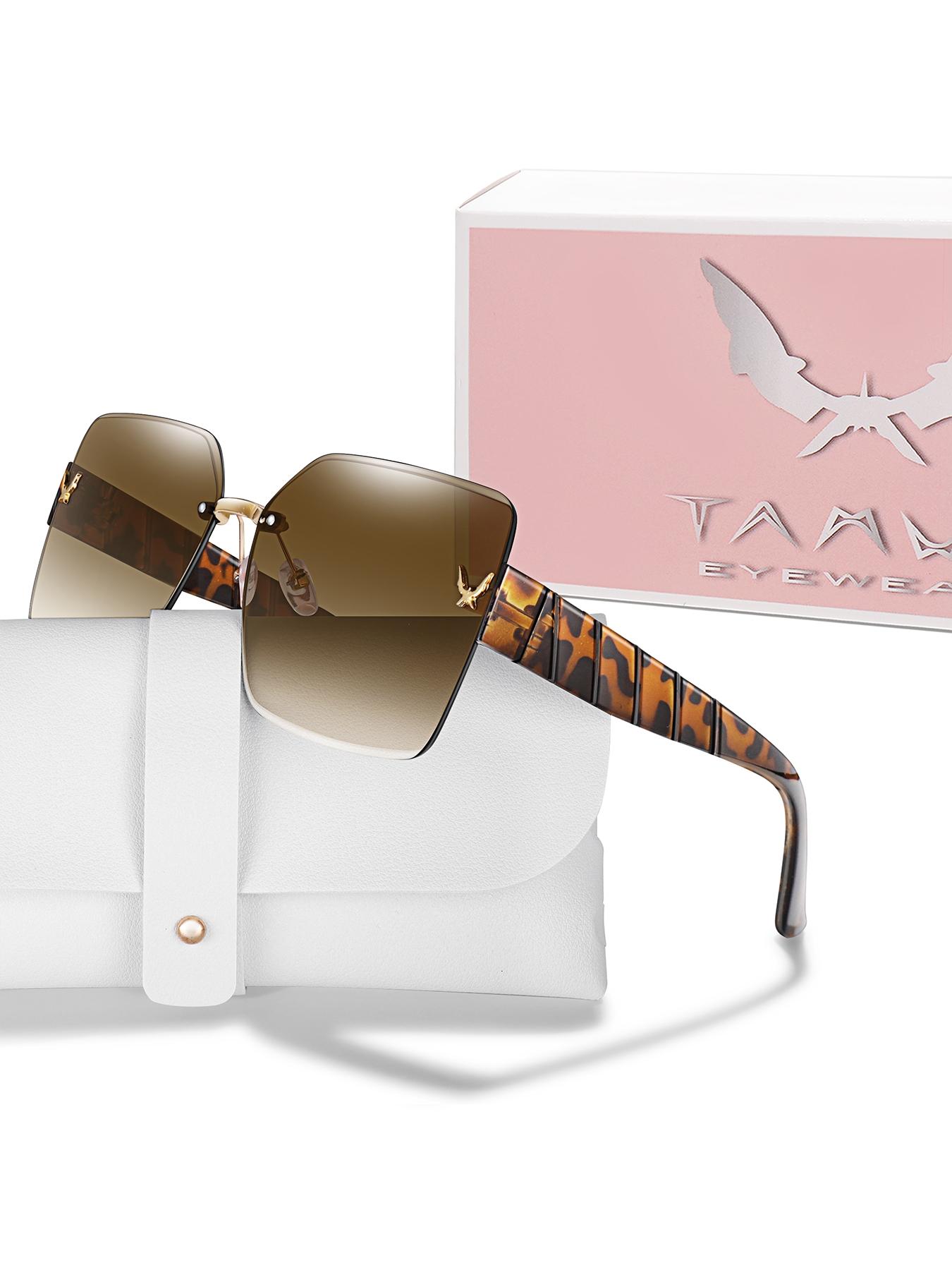 Women's Frameless Sunglasses, Fashion Accessory for Daily Wear, Party, Shopping, Travel, Beach Vacation, Unisex Design