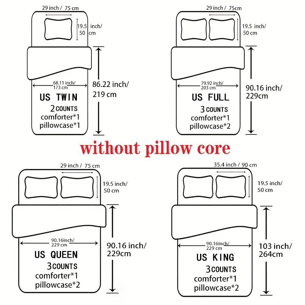 Wolf Pattern Bedding Set, 2/3 Counts/set Including 1 Thin Quilt & 1/2 Pillowcase, Bedding Supplies for Home Bedroom Hotel