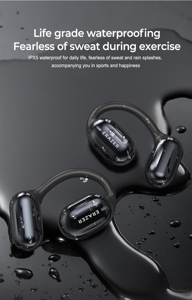 ERAZER OWS Touch Screen Earphone Bluetooth 5.4 Wireless Headphones oise Canceling TF Card Headset HIFI Stereo Full-Color Display Multifunctional Earbuds With Mic ERAZER OWS Touch Screen Earphone Bluetooth 5.4 Wireless Headphones oise Canceling TF Card Headset HIFI Stereo Full-Color Display Multifunctional Earbuds With Mic