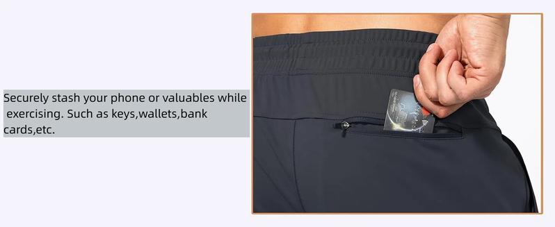 G Gradual Sweatpants for Men Stretchy Joggers with Zipper Pockets Men‘s Track Pants Athletic Pants for Soccer, Running, Workout, Traning Sports Jogging Wear