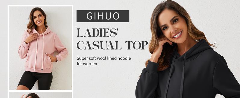 Yimoon Women's Winter Warm Hoodie Sherpa Fleece Lined Pullover Hoodie Hooded Sweatshirt Heavyweight Casual Tops